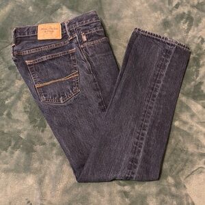 Abercrombie & Fitch Men's Straight Jeans - Dark Wash, Size 28W x 30L (4350)
